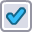 Rounded Square Blue Toggle